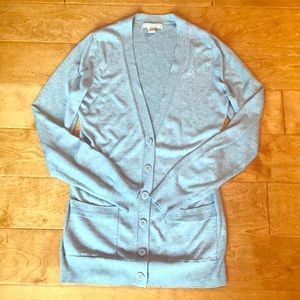 Banana Republic grey cardigan sweater